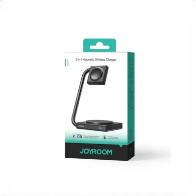 شارژر بیسیم 2 کاره جویروم Joyroom 2in1 wireless charger JR-WQN05 5