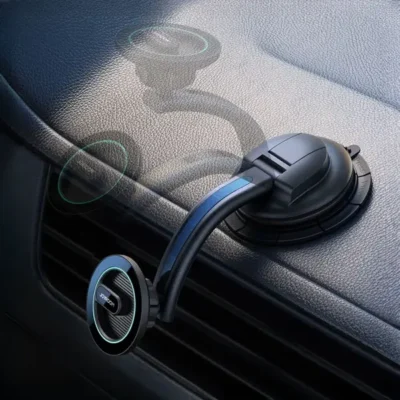 هولدر مگنتی دوکاره دریچه کولر و رو داشبوردی جویروم Joyroom Magnetic Car Phone Mount JR-ZS366-W 6
