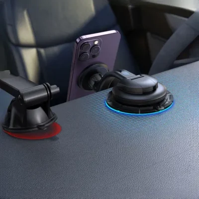 هولدر مگنتی دوکاره دریچه کولر و رو داشبوردی جویروم Joyroom Magnetic Car Phone Mount JR-ZS366-W 7