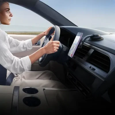 هولدر مگنتی دوکاره دریچه کولر و رو داشبوردی جویروم Joyroom Magnetic Car Phone Mount JR-ZS366-W 8