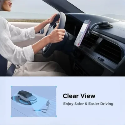 هولدر مگنتی دوکاره دریچه کولر و رو داشبوردی جویروم Joyroom Magnetic Car Phone Mount JR-ZS366-W 10