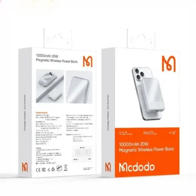 پاوربانک وایرلس مگنتی 20 وات 10000 مک دودو Mcdodo Magnetic Wireless Power Bank MC-426 6