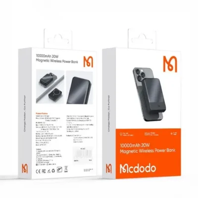 پاوربانک وایرلس مگنتی 20 وات 10000 مک دودو Mcdodo Magnetic Wireless Power Bank MC-426 9