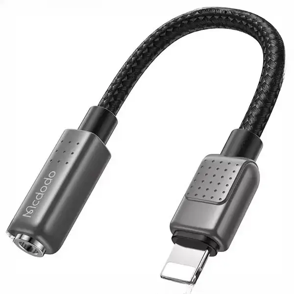 تبدیل لایتنینگ به جک 3.5 میلی متری مک دودو Mcdodo Lightning To DC3.5MM Female Digital Audio Cable CA-501