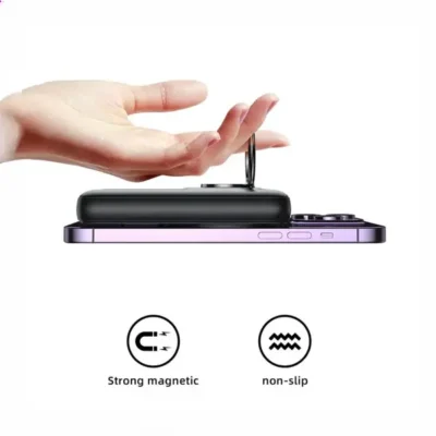 پاوربانک مگنتی وایرلس 10000 جویروم Joyroom Mini Magnetic Wireless Power Bank JR-W050 6