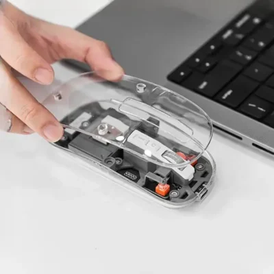 موس بیسیم 3 حالته کوتسی Coteci Magic Crystal II Three Mode Mouse 84015 5