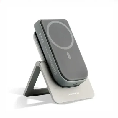 پاوربانک وایرلس و استند پاورولوژی Powerology 10000mAh MagSafe Combo Power Bank PPBCHA21GY 2