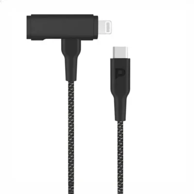 کابل دو سر 60 واتی پاورولوژی Powerology Braided Data Cable PCAB007BK 2