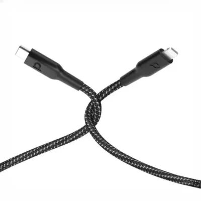 کابل تایپ سی به لایتنینگ 30 سانتی پاورولوژی Powerology Type-C To lightning PD Data Cable PCAB006BK 2