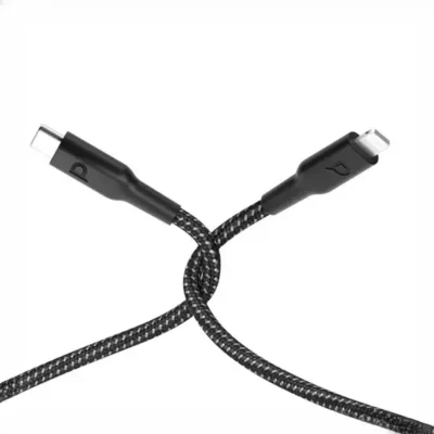 کابل شارژ تایپ سی به لایتنینگ 60 وات پاورولوژی Powerology Braided PD Data Cable P23BRCL12 3