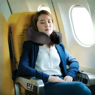 بالش گردن فوم مموری گرین لاین Green Memory Foam Neck Pillow GNMEFMNECKBK 2