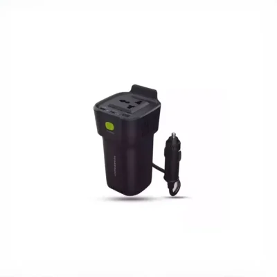 اینورتر 150 وات پاورولوژی POWEROLOGY 150W CUP HOLDER POWER INVERTER P150INVBK 5