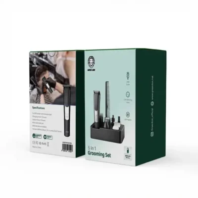 ست 5 کاره اصلاح گرین لاین Green Lion 5in1 Grooming Set GN5N1GROMSTBK 3