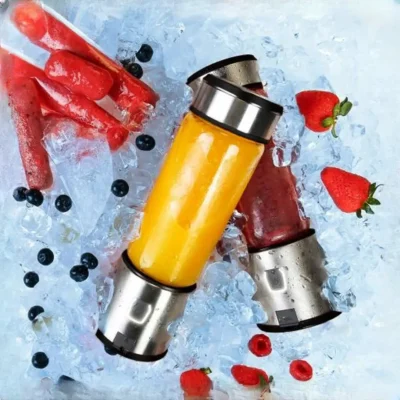مخلوط کن شارژی 6 تیغه پاورولوژی Powerology 6 Blades Portable and Rechargeable Juicer and Blender P6BPJBK 2