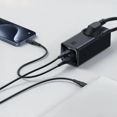 آداپتور شارژ و چند راهی محافظ برق 70 وات مک دودو Mcdodo GaN CH-4620 12