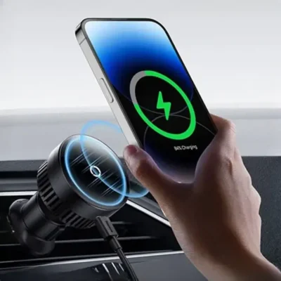هولدر دریچه کولری مگنتی و شارژر وایرلس بیسوس Baseus MagPro Series Magnetic Wireless Charging Car Charger C40164100121 6