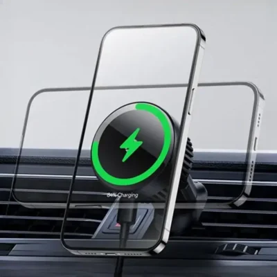 هولدر دریچه کولری مگنتی و شارژر وایرلس بیسوس Baseus MagPro Series Magnetic Wireless Charging Car Charger C40164100121 7