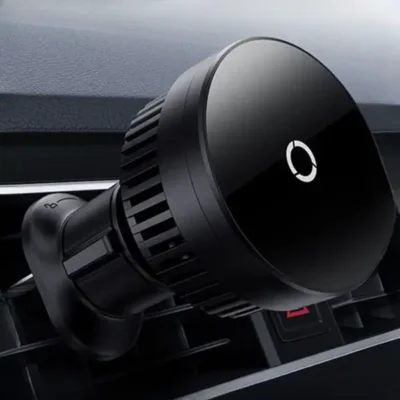 هولدر دریچه کولری مگنتی و شارژر وایرلس بیسوس Baseus MagPro Series Magnetic Wireless Charging Car Charger C40164100121 8