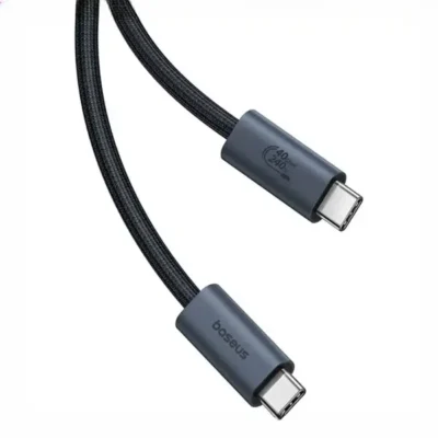 کابل دو سر تایپ سی 240 واتی 1 متری بیسوس Baseus Flash Series 2 USB 4 Data Cable P10311803111 2