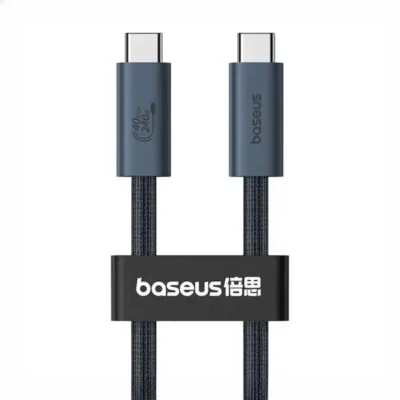 کابل دو سر تایپ سی 240 واتی 1 متری بیسوس Baseus Flash Series 2 USB 4 Data Cable P10311803111 13