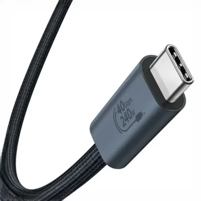 کابل دو سر تایپ سی 240 واتی 1 متری بیسوس Baseus Flash Series 2 USB 4 Data Cable P10311803111 3