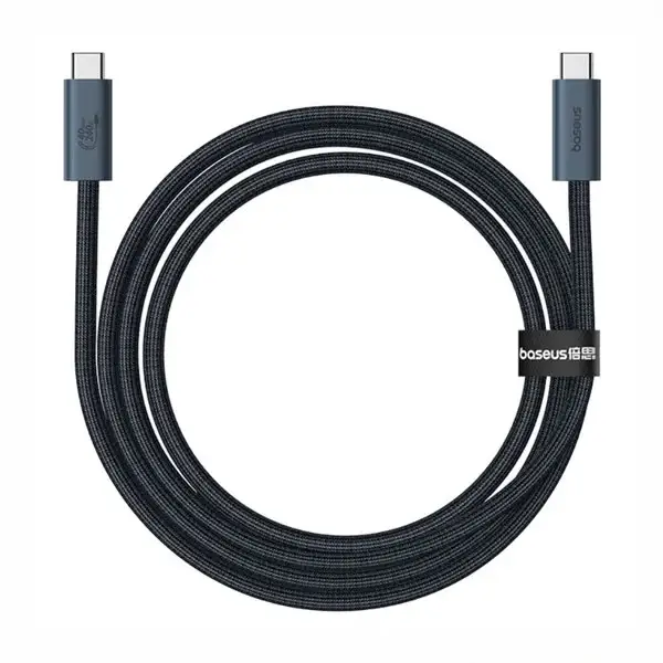 کابل دو سر تایپ سی 240 واتی 1 متری بیسوس Baseus Flash Series 2 USB 4 Data Cable P10311803111