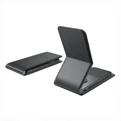 استند و شارژر وایرلس رو میزی لولو Levelo Arch Trio MagSafe Wireless Qi Compact Charging Stand 2