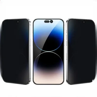 گلس حریم شخصی گرین لاین آیفون Green Lion Silicone Plus 3D Privacy Iphone 15 Pro Max 5