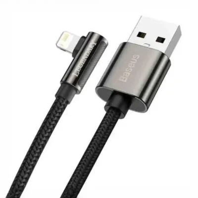کابل لایتنینگ بیسوس 2متر Baseus Legend Series Elbow USB to iP CALCS-A01 2