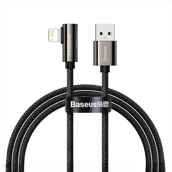 کابل لایتنینگ بیسوس 2متر Baseus Legend Series Elbow USB to iP CALCS-A01