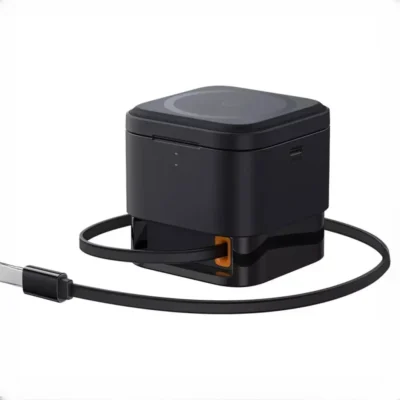 استند و شارژر وایرلس مگنتی 15 وات بیسوس Baseus MagPro 2-in-1 Magnetic Wireless Charger Stand BS-W531 4