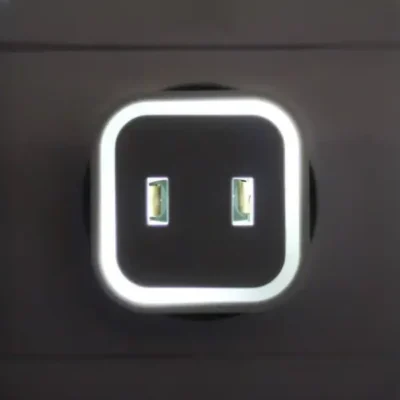 مبدل برق هادرون Hadron A08-01 us/eu Power Plug Adapter 2