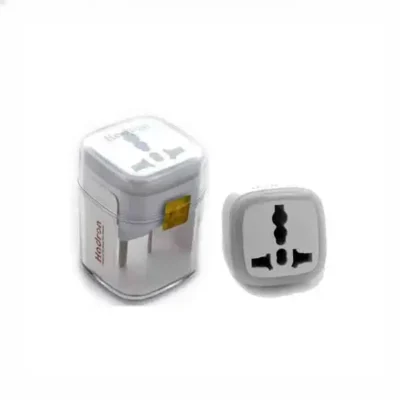تبدیل سه به دو برق هادرون Hadron HTH-A10-1 Univwrsal/EU Power Plug Adapter 2