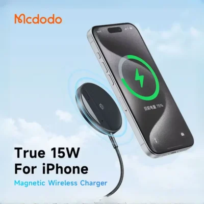 شارژر وایرلس مگسیف مکدودو Mcdodo magnetic wireless charger CH-549 3