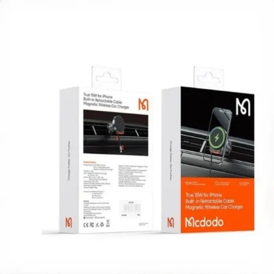 هولدر و شارژر وایرلس دریچه کولری مگنتی مک دودو Mcdodo Magnetic Wireless Car Charger CH-3000 3