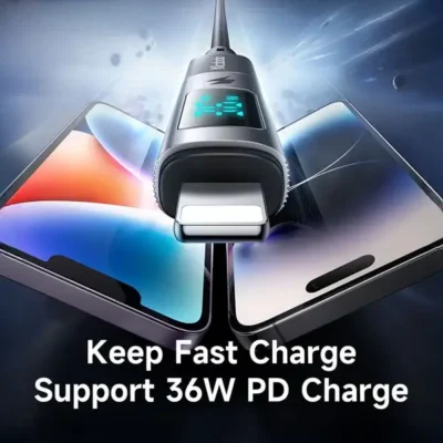 تبدیل تایپ سی به لایتنینگ با نمایشگر دیجیتال مک دودو Mcdodo Type-C To Lightning Adapter OT-6100 7