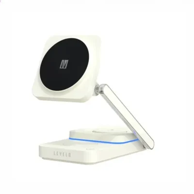 شارژ وایرلس 3 کاره لولو Levelo Aurora 3 In 1 Wireless Charger LVLA31WCWH 3