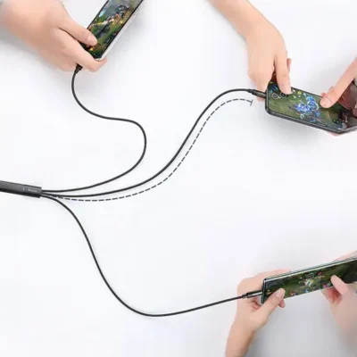 کابل سه سر 1.2 متر مک دودو Mcdodo 3in1 Multiple Nylon Braided Cable CA-5790 4