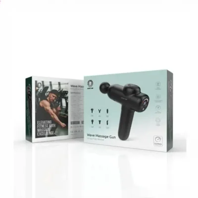 ماساژور تفنگی گرین لاین Green Lion Wave Massage Gun GNWVEMASGUNBK 3