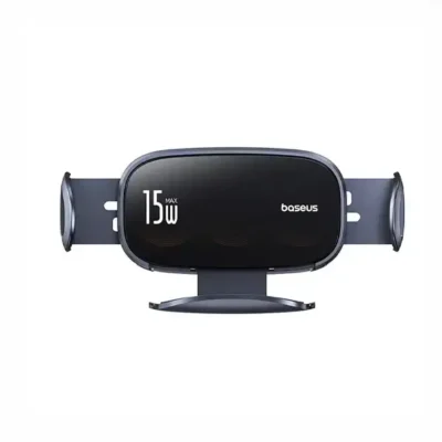 هولدر دریچه کولر و شارژر وایرلس 15 وات بیسوس Baseus LightChaser Electric Car Mount BS-CM029 6