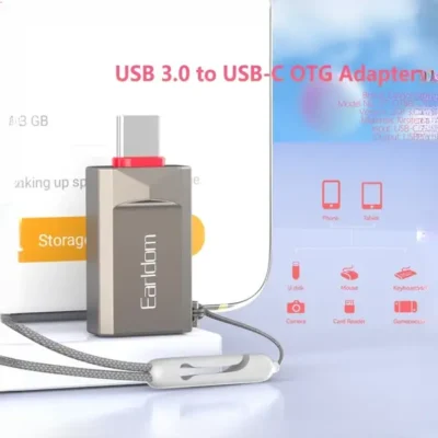 مبدل تبدیل OTG تایپ سی الردام Earldom usb to type-c OT88c 3