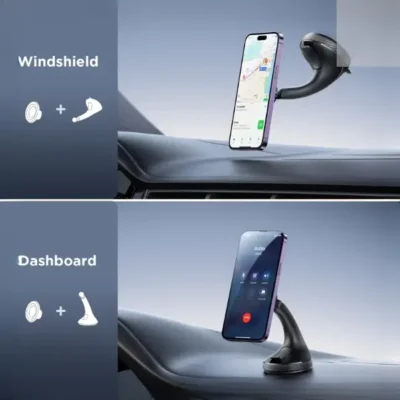 هولدر مگنتی جوریوم JOYROOM Magsafe Magnetic Car Phone Mount Windshield JR-ZS406 5