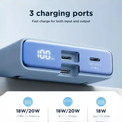 پاوربانک 20 وات وایرلس 10000 جویروم Powerbank Joyroom magnetic JR-PBM01 10