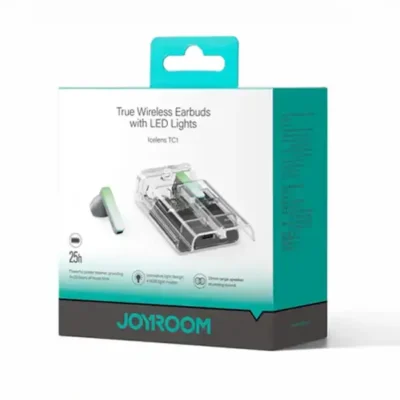 هندزفری بلوتوث جویورم Joyroom True Wireless Earbuds With LED Light Icelens TC1 2