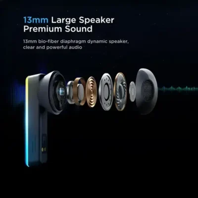 هندزفری بلوتوث جویورم Joyroom True Wireless Earbuds With LED Light Icelens TC1 5