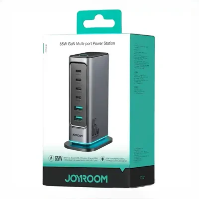 هاب شارژ 6 پورت 65 وات جویروم Joyroom GaN Multi-Port Power Station JR-TCM02 2