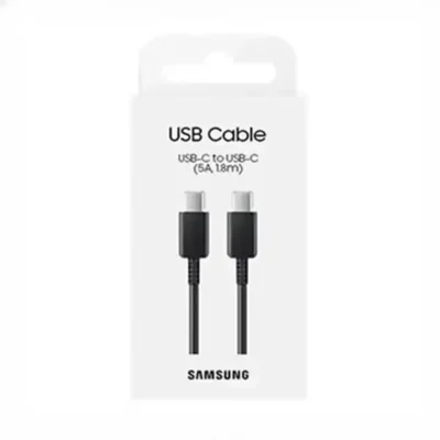 کابل 45 وات 1.8 متر اصلی سامسونگ Samsung USB-C to USB-C 5A CABLE EP-DX510 2