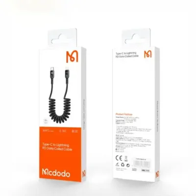 کابل شارژ فنری تایپ سی به لایتنینگ 36 واتی مک دودو MCDODO CA-1960 5