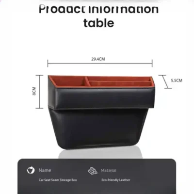 جعبه نظم دهنده داخل خودرو ژوس Zhuse Car Seat Seam Storage Box ZS-CA-002 11