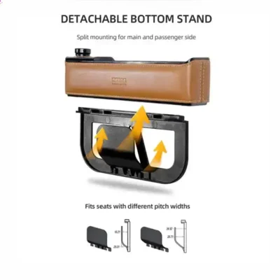 جعبه نظم دهنده خودرو به همراه شارژر فندکی ژوس Zhuse Car Seat Console Organizer Storage Box ZS-CA-003C 3